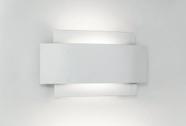 Arandela courbe 1 pci led 6w 2700k 120v 216x122x48mm branco total - newline