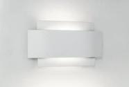 Arandela courbe led 6W 2700K 127V 216X122X48MM branco total 335LED1BT - Newline