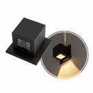 Arandela Cubo Facho Fenda E Foco Preto P/ G9 Starlumen St2942