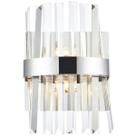 Arandela de Banheiro Elegante Serephina 20W Cromo Ferro