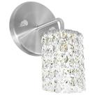 Arandela De Cristal Legitimo Clearwall Redonda Escovado