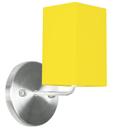 Arandela De Cupula Quadrada Amarelo Arandela De Cupula Quadrada Amarelo