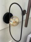 Arandela de parede cadre (a)39x(l)12x(p)20cm preto e branco fosco - casual light studioluce ar1332