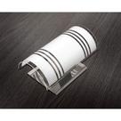 Arandela de parede Calha Base Inox Vidro Decorado