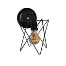Arandela De Parede Com Aramado Estrela - Estilo Retro - Cor Preto