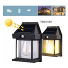 Arandela De Parede Com Luz Solar Sensor De Presença 18W