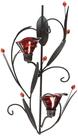 Arandela de parede com velas Home Locomotion Ruby Blossom Tealight