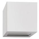 Arandela de parede cubo slim 2 focos 1 soquete g9 opl Arandela de parede cubo slim 2 focos 1 soquete g9 opl