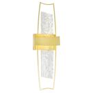Arandela de parede CWI Lighting Guadiana 20cm Satin Gold LED