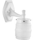 Arandela de Parede Jardins com Globo Timoneiro Leitoso 16x28cm Branco Bivolt E27 Dital Arandela de Parede Jardins com Globo Timoneiro Leitoso 16x28cm Branco Bivolt E27 Dital