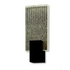 Arandela De Parede Led Bolhas De Cristal Retangular 3 Em 1
