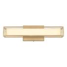 Arandela de parede LED Living District Aden 16" em ouro acetinado