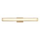 Arandela de parede LED Living District Aden 31" em ouro acetinado