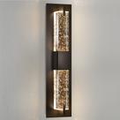 Arandela de parede LED WOSHITU 48 cm preta moderna 3000K regulável Arandela de parede LED WOSHITU 48 cm preta moderna 3000K regulável