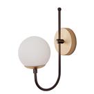 Arandela De Parede Soul Dourada A 32cm x P 20cm Alumínio e Vidro
