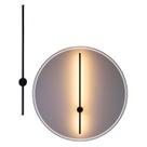 Arandela de Sobrepor LED REMO Preto 3000K 16W 82239 OPUS ST2927 Arandela de Sobrepor LED REMO Preto 3000K 16W 82239 OPUS ST2927