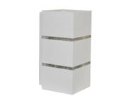 ARANDELA DECORATIVA 5110 A: 227 x L:100 cm BRANCA