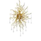 Arandela Decorativa Galhos Secos Dourado c Pingentes Lindos Arandela Decorativa Galhos Secos Dourado c Pingentes Lindos