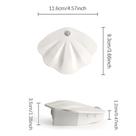 Arandela Decorativa LED Modelo Concha Sem Fio 3 Tons Sensor Luz Ambiente Moderno Elegante