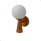 Arandela Duo Articulado Duplo Facho De Luz Globo De Vidro 10cm