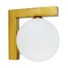 Arandela Esfera Luxuo Gold Led 6W 3 Em 1 Bivolt