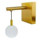 Arandela Esfera Orbe Gold Led 6W 3 Em 1 Bivolt