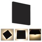 Arandela externa Eclipse 12W 3000K Quadrada Moderna Luz indireta IP65 a prova de agua Opus LED