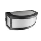 Arandela Finestra de Muro Parede 28x11x13cm 1xE27 Preta