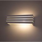 Arandela Frisada 30cm para lâmpada E27 luminária branca ST731 Arandela Frisada 30cm para lâmpada E27 luminária branca ST731