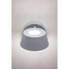 Arandela Funnel Off White (l)13cm (c)20cm (a)11cm 1xled Integrado 5w 3000klm Ip20 - Bella Iluminação