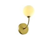 Arandela grape starlux ouro fosco+branco 12x25cm Arandela grape starlux ouro fosco+branco 12x25cm