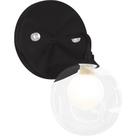 Arandela Harmony Bolinha Preto Magnifico Arandela Harmony Bolinha Preto Magnifico
