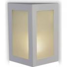 Arandela Ideal Aluminio Triangular Para 1E27 283 Branca 3461 Arandela Ideal Aluminio Triangular Para 1E27 283 Branca 3461