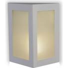 Arandela Ideal Aluminio Triangular Para 1E27 283 Branca 3461 Arandela Ideal Aluminio Triangular Para 1E27 283 Branca 3461