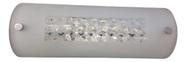 Arandela Kin Light Camarim Vidro/cristal 1 Lâmp. E27-branco