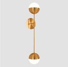 Arandela kopi dupla mista cod.1698 15x16,5x74 cm 2xg9 escovado - tks ilum Arandela kopi dupla mista cod.1698 15x16,5x74 cm 2xg9 escovado - tks ilum