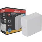 Arandela LED Avant Quattro IP65 Externa 6W Luz Amarela 3000K Branca
