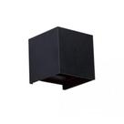 Arandela Led Faixo Regulável 6W Preto - Germany