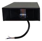 Arandela Led Foco Simples 4w 3000k Preto Parede