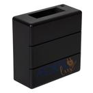 Arandela LED Luz Amarela 6W Quadrada Preta - Nitrolux