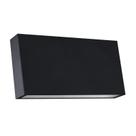 Arandela led mince 200mm 8w 3k preto germany 20473016