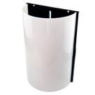 Arandela Lente Leitosa 25w Polic Branca - Interneed