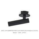 Arandela leya preto 2w 3000k 150 lúmens ip20 bivolt gaya gy3120