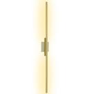 Arandela Linear Dourada 1m 20W 3.000K Bivolt Uso Interno Aurora ilunato
