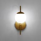 Arandela LuminaLux ALX052 Colonial Globo Vidro 12cm Vintage