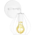 Arandela Luminária Cebola Aramado Branco Arandela Luminária Cebola Aramado Branco