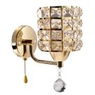 Arandela luminária de parede decorativo de cristal moderna luxuosa