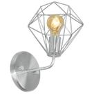 Arandela Luminária Diamante Aramado Cromado Arandela Luminária Diamante Aramado Cromado