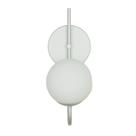 Arandela Luminária Ignis Globo 10 cm Moderno Prata 001