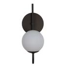 Arandela Luminária Ignis Globo 10 cm Moderno Preto 001